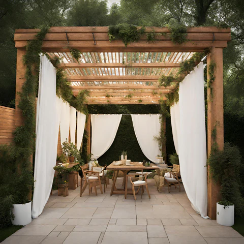 Custom outdoor sukkah designed and built by Milton Stone, featuring traditional and modern design elements, ideal for Sukkot celebrations in luxury homes in GTA neighborhoods like Forest Hill, Thornhill, and Lawrence Park.